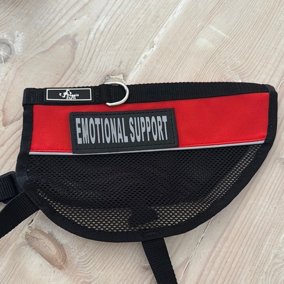 Red Emotional Support Dog Vest - Picture 2 of 4
